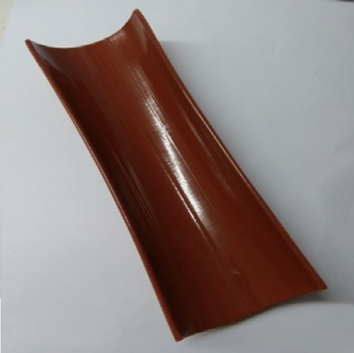 teja esmaltada manual marrón