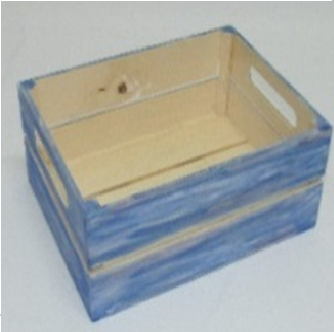 caja mini pintado manual