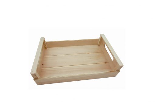 caja de madera para cubiertos